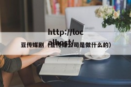 豆传媒剧（豆传媒公司是做什么的）